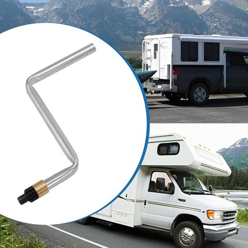 مقبض كرنك Camper Autovic للانزلاق في معسكر الشاحنات مع معدات الأسنان W/10 على مقبض Camper Camper من الحديد النهائي in Kuwait