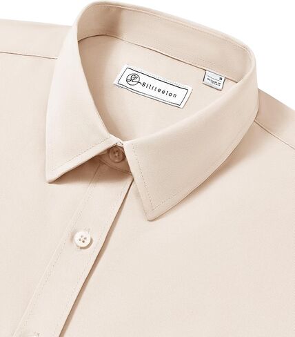 siliteelon Button Down Shirts for Women Long Sleeve Dress Shirts Wrinkle Free Collared Work Office Solid Blouses Tops in Saudi Arabia