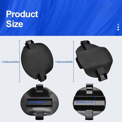Platform Hitch 5th Wheel Mount Covers Compatible with 2020-2024 GMC Sierra 3500HD Chevy Silverado 3500HD Part Numbers MTG84756187 MTG84756188 Black in Saudi Arabia