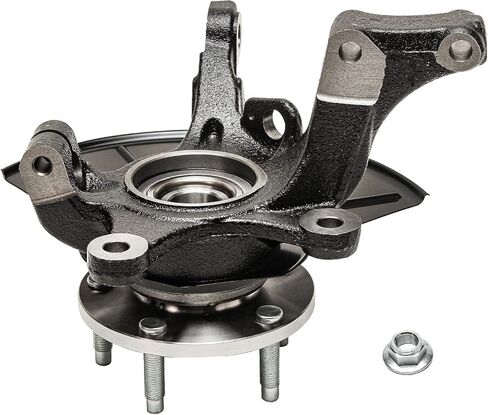Detroit Axle - 2 مفاصل التوجيه الأمامية وحمل العجلات لعام 2005-2011 Ford Escape Mazda Tribute Mercury Mariner 2006 2007 2008 2008 2010 Detering Knuckles & Wheel Bearing Hubs Present in Saudi Arabia