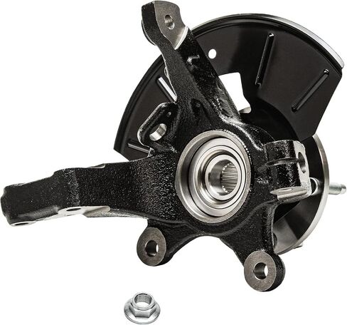 Detroit Axle - 2 مفاصل التوجيه الأمامية وحمل العجلات لعام 2005-2011 Ford Escape Mazda Tribute Mercury Mariner 2006 2007 2008 2008 2010 Detering Knuckles & Wheel Bearing Hubs Present in Saudi Arabia