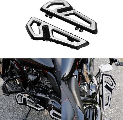 TCMT Front Driver Footboard Floorboard Pegs Fit For Harley Touring All Models Road King Road Street Electra Glide Ultra Classic 1986-2025 in Kuwait