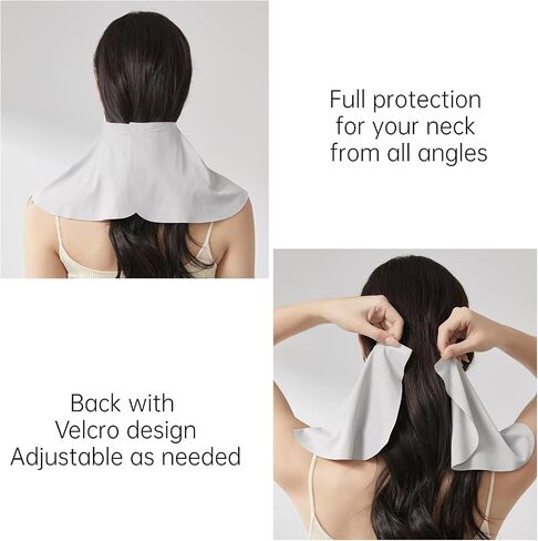 UV Protection Face Cover Beauty Mask UPF 50+ for Women, Comfortable Outdoor Daily Use, Adjustable Strap, Reflector in Kuwait