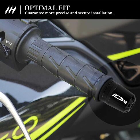 Motorcycle Bar End Sliders For Ninja ZX-10R 2004-2024 Ninja ZX-10RR 2017-2024 Handlebar End Crash Protectors CNC Aluminum Handlebar Weights ninja zx-10r Accessories (Black) in Kuwait
