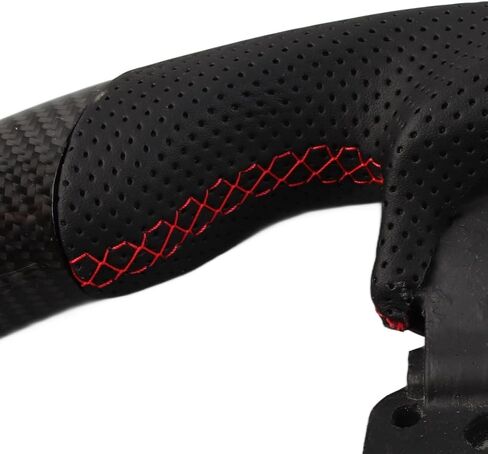 D Type Racing Steering Wheel with LED Indicator for WRX STI 2015-2021 - Carbon Fiber Steering Wheel Covers in Saudi Arabia