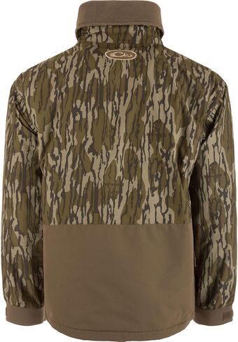 Drake Waterfowl Men's MST Waterproof Fleece-Lined 1/4 Zip Hunting Windproof Breathable Pullover Jacket with Multiple Pockets in Saudi Arabia