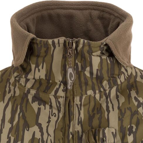 Drake Waterfowl Men's MST Waterproof Fleece-Lined 1/4 Zip Hunting Windproof Breathable Pullover Jacket with Multiple Pockets in Saudi Arabia