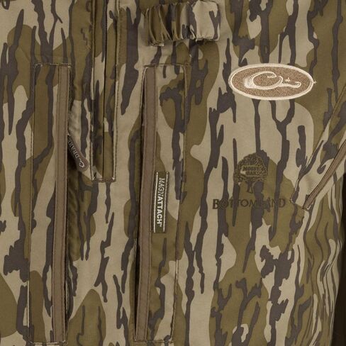 Drake Waterfowl Men's MST Waterproof Fleece-Lined 1/4 Zip Hunting Windproof Breathable Pullover Jacket with Multiple Pockets in Saudi Arabia