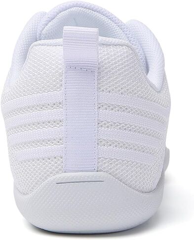 SECHRITE Cheer Shoes Women White Black Cheerleading Dance Sneakers for Cheer Practice and Competition, Athletic Flat Walking Tennis Shoes for Adults in Kuwait
