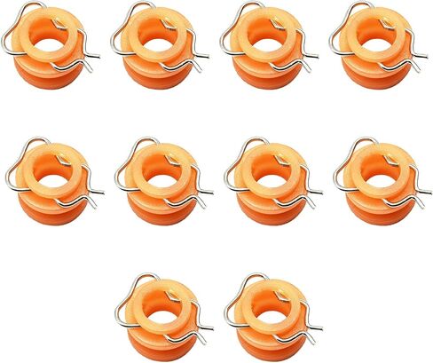10PCS Window Regulator Roller, Compatible with Ford Edsel Galaxie Falcon Fairlane Ranchero Mustang Bronco Thunderbird Econoline Mercury comet, Replaces# C0AB-6423240-B in Saudi Arabia
