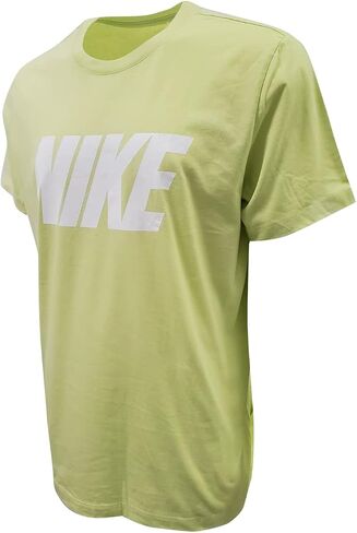 Nike Men's Swoosh Air Metallic Graphic Tee, Grey/Silver, Small in Saudi Arabia