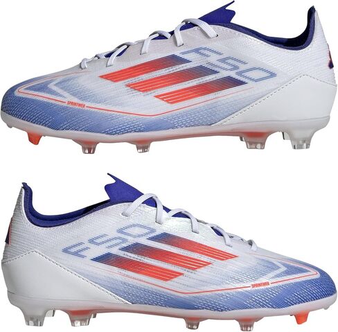 Adidas F50 Pro Ground Youth Soccer Cleats - سرعة خفيفة الوزن وجر Sprintplate للعب الأرضي الثابت in Kuwait