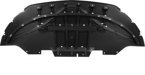 KUAFU Engine Splash Shield Compatible with 2015-2017 Ford Mustang EcoBoost Premium GT V6 Engine/Radiator Cover Replacement for FR3Z17626B FO1228144 PP Black in Saudi Arabia