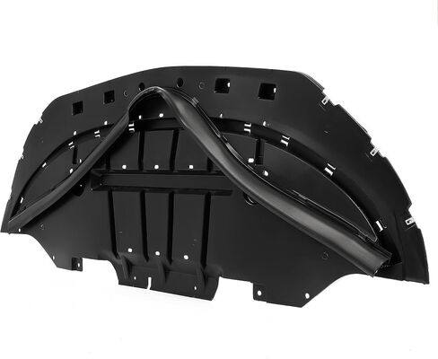 KUAFU Engine Splash Shield Compatible with 2015-2017 Ford Mustang EcoBoost Premium GT V6 Engine/Radiator Cover Replacement for FR3Z17626B FO1228144 PP Black in Saudi Arabia