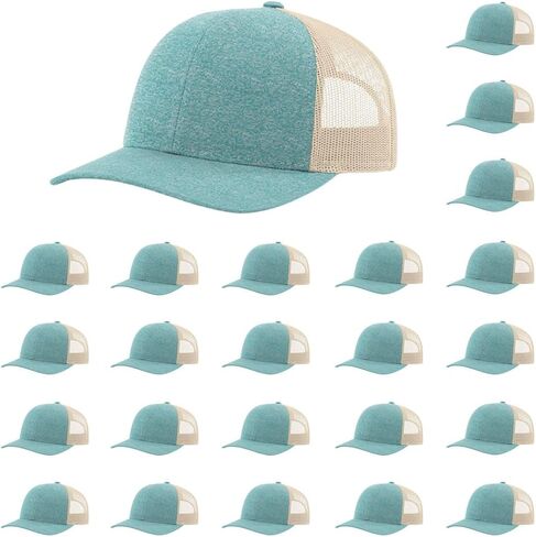 Richardson 115 Classic Low-Profile Design Adjustable Snapback Trucker Cap | Bulk Packs Available in Saudi Arabia