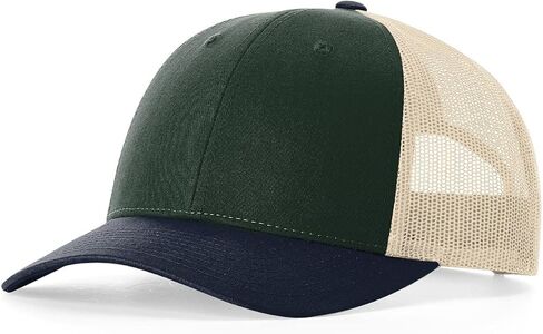 Richardson 115 Classic Low-Profile Design Adjustable Snapback Trucker Cap | Bulk Packs Available in Saudi Arabia