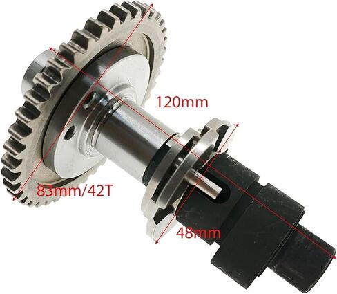 Compatible with CF500 CF625 X5 X6 U6 CF188 196S Series Engine ATV UTV Quad Motorcycle 0180-024100 0180-021100 Camshaft Rocker Arm Shaft(One Set) in Saudi Arabia