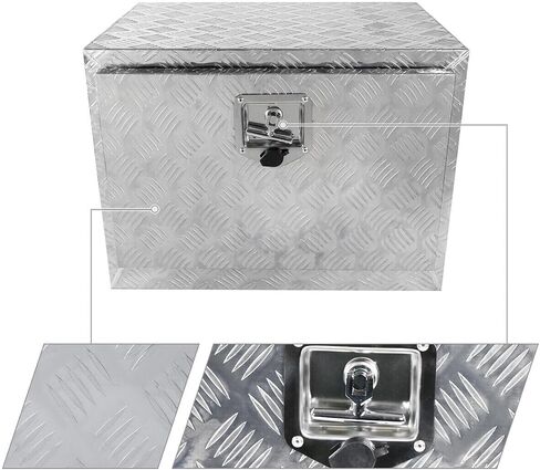 Tool Box 24" Heavy Duty Aluminum Trailer Underbody Storage+Lock Rear for RAV4 96 09-11 for CR-V 07-11 for Corolla 88-96 for Rogue 09-12 for Camry 87-96 for Forester 09-12 for Yukon in Saudi Arabia