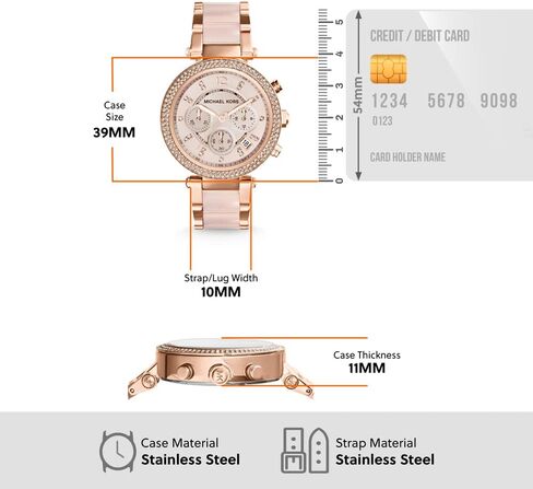 Michael Kors Charley Three-Hand Gold-Tone Metal Women's Watch (Model: MK4469) in Saudi Arabia