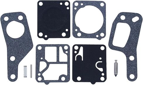 Carburetor Gasket Repair Kit Compatible 110 120 130 140 Chain Saw Replacement Parts RB19 M1 M7 Universal(15pcs) in Kuwait
