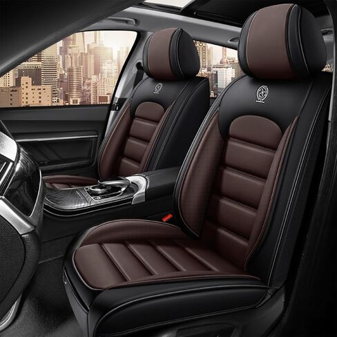 غطاء مقعد السيارة لـ Chevy Cruze 2011-2019 ، غطاء مقعد جلدي متميز ، أغطية مقعد للسيارات غير القابلة للتنفس غير القابلة للانزلاق مناسبة لمعظم السيارات ، (كلاسيكي الأسود والأحمر ، مجموعة كاملة مع وسادة) in Kuwait
