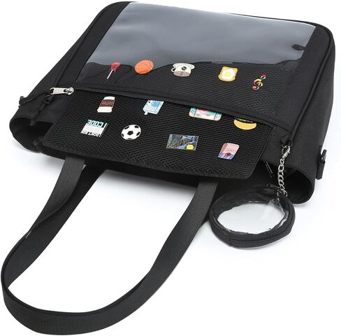 CHERRY SAUCE Tote bag Ita Bag Canvas Crossbody Shoulder Bag Backpack Kawaii Purses and Handbags with Pin Display in Kuwait