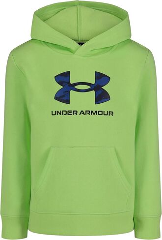 Under Armour Boys' Hoodie, Fleece Pullover, Logo & Printed Designs, Carolina Blue, 4 in Saudi Arabia