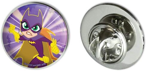 DC Super Hero Girls Batgirl Metal 0.75" Lapel Hat Pin Tie Tack Pinback in Saudi Arabia
