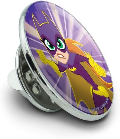 DC Super Hero Girls Batgirl Metal 0.75" Lapel Hat Pin Tie Tack Pinback in Saudi Arabia
