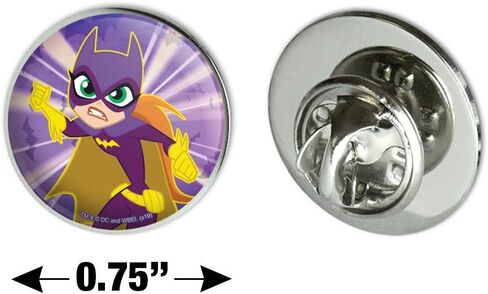 DC Super Hero Girls Batgirl Metal 0.75" Lapel Hat Pin Tie Tack Pinback in Saudi Arabia