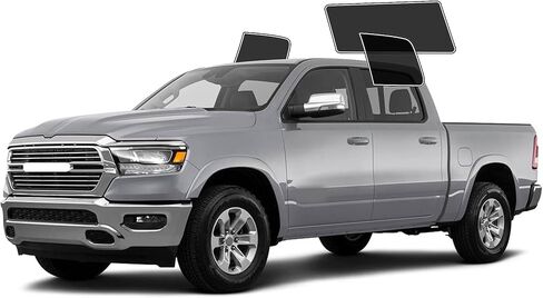 DIY Car Window Tinting Kit - Customize Shade: 5%, 10%, 20%, 35%, 50%, 70%, for Ram All Models Sides & Back Windows - Pre-Cut colorants for UV Blocking and Blast Protection in Saudi Arabia
