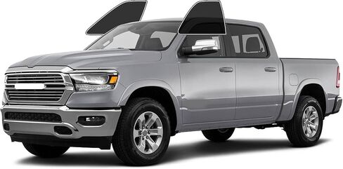 DIY Car Window Tinting Kit - Customize Shade: 5%, 10%, 20%, 35%, 50%, 70%, for Ram All Models Sides & Back Windows - Pre-Cut colorants for UV Blocking and Blast Protection in Saudi Arabia