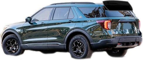 Precut Window Tint Film Front Two Door Windows Tint Film Cars Sun Blocking Protection Privacy Anti Shatter Glass 2 Ply Computer Cut 35% Tint Shade for Ford Explorer 2020-2025 in Saudi Arabia