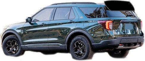 Precut Window Tint Film Front Two Door Windows Tint Film Cars Sun Blocking Protection Privacy Anti Shatter Glass 2 Ply Computer Cut 35% Tint Shade for Ford Explorer 2020-2025 in Saudi Arabia