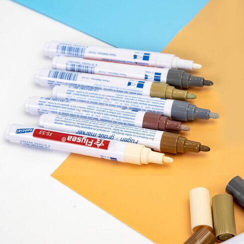 10 قطع 10 ألوان ملونة من قلم الملاط لإصلاح الفجوة في البلاط، أقلام تلوين للبلاط، أدوات إصلاح المطبخ والجدران والأرضيات (متعددة الألوان، 10 قطع) in Kuwait