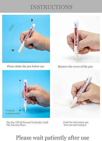 10 قطع 10 ألوان ملونة من قلم الملاط لإصلاح الفجوة في البلاط، أقلام تلوين للبلاط، أدوات إصلاح المطبخ والجدران والأرضيات (متعددة الألوان، 10 قطع) in Kuwait