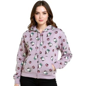 Sanrio Hello Kitty Friends My Melody Kuromi full zip zip hoodie hooded sweatshirt سترة kawaii in Kuwait