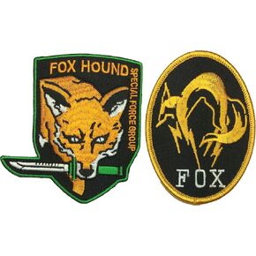 Patch Squad Men's Metal Gear Solid Phantom Pain Embroidered Patch (Set Of Two Iron/Sew On) in Saudi Arabia