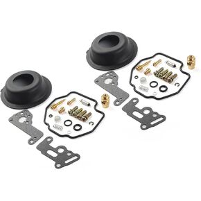 Motorcycle Carburetor Repair Rebuild Kit Diaphragm 2 Set Compatible XV535 XV500 XV 500 535 Universal in Kuwait