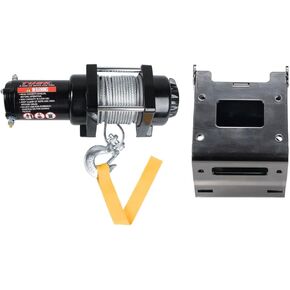 Tusk Winch with Wire Rope and Mount Plate 2500 lb. for Polaris Sportsman 570 Touring 2021-2023 in Kuwait