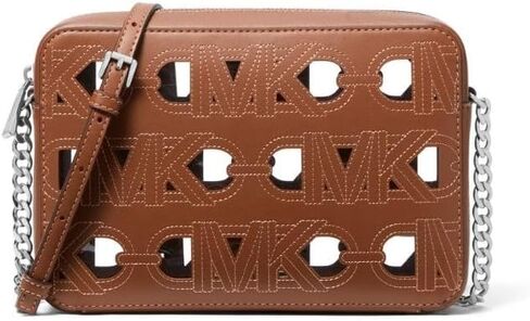 Michael Kors Jet Set Large East West Crossbody, Optic White in Saudi Arabia