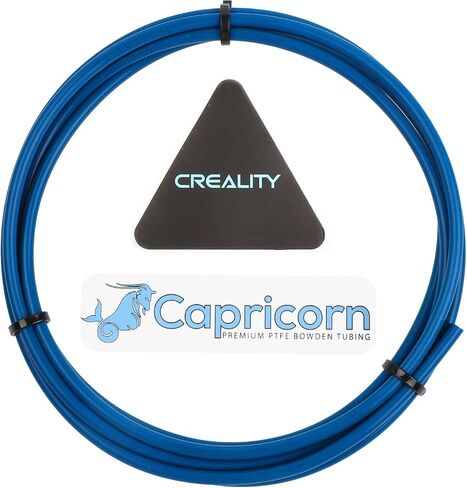 Creality Official Capricorn Bowden Tubing 3M، PTFE Teflon Tube Support 1.75mm خيوط مقاومة للحرارة، تشحيم عالي، احتكاك منخفض لـ Ender-3/3 Pro / 3 Max / 3 V2 / Ender-5 Series/CR-10 Series in Kuwait