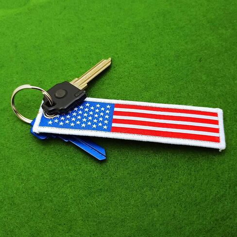 World Wide Flag Serie Keychain Lanyard Colored Blackout Key Tag for Auto, Motorcycle, UTV Backpack 2 Pieces Pack in Saudi Arabia