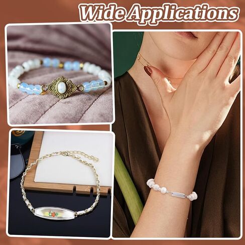 PH PandaHall Medical Alert Bracelet for Women, 8mm Natural Cultured Freshwater Pearl Bracelet 5.9 inches Interchangeable Replacement Medical ID Bracelets Strap（ID Tag Not Included） in Saudi Arabia