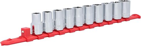 CRAFTSMAN Socket Set, SAE, 1/2" Drive, 12 Pt., 11Piece (CMMT12046) in Saudi Arabia