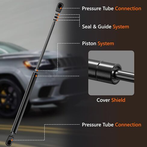 1 حزمة غطاء محرك غطاء محرك السيارة يدعم دعامات الصدمة لنماذج أودي المختارة-A4 Quattro 2009-2016 ، A4 Allroad 2013-2016 ، A5 2010-2014 ، A5 Quattro/S5 2008-2017 ، S4 ، RS5 ، تثبيت خالي من الأدوات in Kuwait