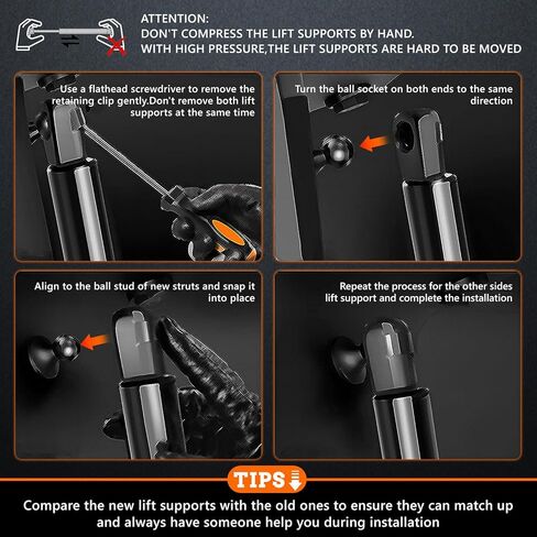 1 حزمة غطاء محرك غطاء محرك السيارة يدعم دعامات الصدمة لنماذج أودي المختارة-A4 Quattro 2009-2016 ، A4 Allroad 2013-2016 ، A5 2010-2014 ، A5 Quattro/S5 2008-2017 ، S4 ، RS5 ، تثبيت خالي من الأدوات in Kuwait