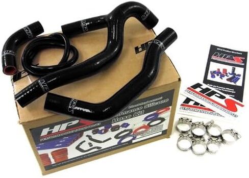 HPS (57-1237-BLK) Black Silicone Radiator Hose Kit for Honda CRF450R in Saudi Arabia
