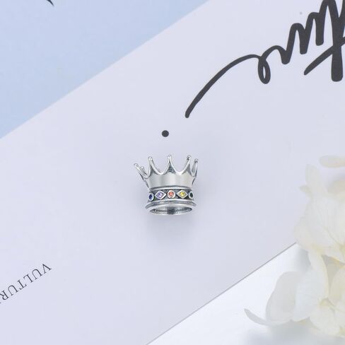 Lonago 925 Sterling Silver Phisonsipy Photo Charm ملاءمة متوافقة مع قلادة سوار مخصصة للقلب جولة الشكل حبة الصورة in Saudi Arabia