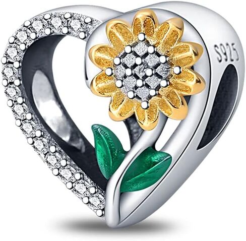 Pandach 925 سحر الفضة الاسترليني للبراهيت والقرعة حبة قلادة مع 5A Zirconia Stones ، هدايا المجوهرات للنساء in Kuwait